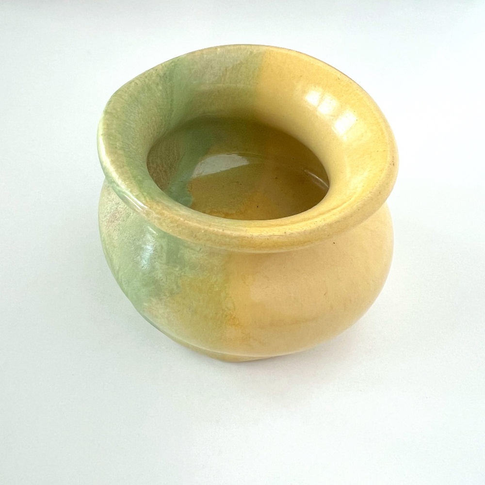 Vintage Handmade Pottery Mini Vase Trinket Holder Plant Holder